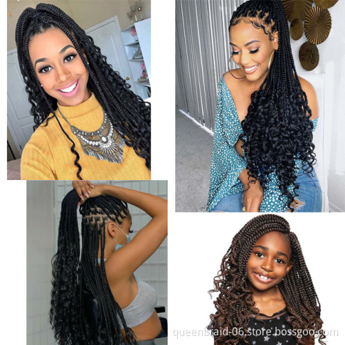 Smartbraid Goddess Box Braids Box Braid Lace Front Wigs Jumbo Braiding Hair